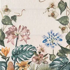 Керамическая плитка Панно Зимний сад 40x60