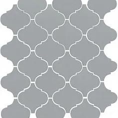 Керамическая плитка арабески глянцевый серый 26x30