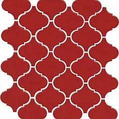 Керамическая плитка Авейру мозаичный красный 26x30