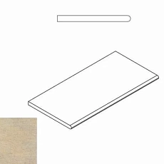 Керамогранит СЭНД БОРТИК 30x60 ЗАКРУГЛЁННЫЙ 30x60