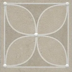 Керамогранит Вставка Туф бежевый светлый 7,7x7,7