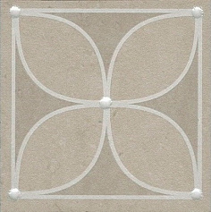 Керама Марацци Вставка Туф бежевый светлый бежевый 