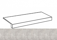 ColiseumGres Impero Tiberio Scalino Frontale серый 