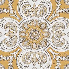 Керамогранит Декор Алмаш центр жёлтый 30x30