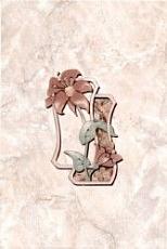 Керамическая плитка флейта декор 20x30