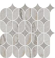 Керамическая плитка Декор kerama marazzi kmd2hid004br Ифран наборный серый светлый глянцевый обрезной 30x32.5