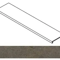 Ступени Атлас Конкорд Ринашенте Фьюжн Базальто Фронтальная 620070003245 коричневый 33x160