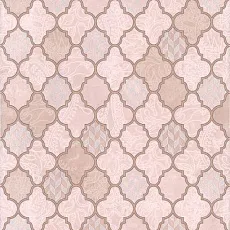 Керамическая плитка Декор Фоскари розовый 25x40