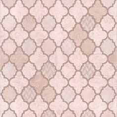 Керамическая плитка Декор Фоскари розовый 25x40