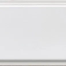 Керамическая плитка Бордюр Магнолия белый обрезной 12x30