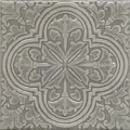Керамическая плитка Декор kerama marazzi kmd3sta006bn Фес серый глянцевый 15x15
