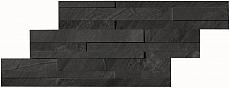 Мозаика trek ocean black brick 3d 30x60