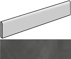 Керамогранит Континуум Петрол плинтус 7.2x80