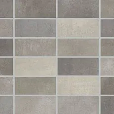 Керамическая плитка Фиори Гриджо/ fiori grigio Панно Мозаика Темно-Серый 20x60