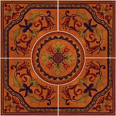 Керамогранит Панно розон Пале Рояль наборный 60,4x60,4