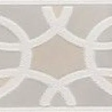 Керамическая плитка Камелия 511 border Перл Вайт glossy 7,5x30