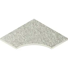 Керамогранит Бортик Нордика Айс угловой закругленный 30 620090001048 серый 60x60