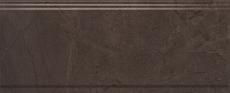 Керамическая плитка Бордюр Версаль коричневый обрезной 12x30