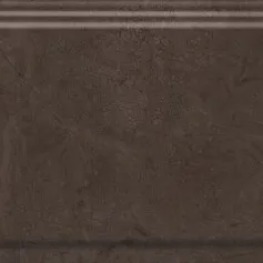 Керамическая плитка Бордюр Версаль коричневый обрезной 12x30