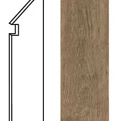 Керамогранит Акси/ axi Браун chestnut battiscopa sag.dx 7,2x30