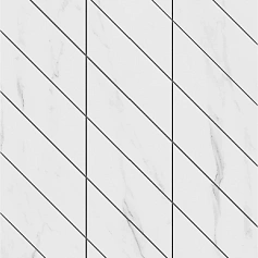 Мозаика Фальшмозаика estima sm01 Аметис Суприм Платинум corner left белый полир. 30x60