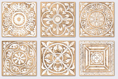 Керама Марацци Вставка Сонет песочный бежевый для кухни, для ванной