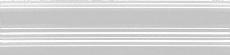 Керамическая плитка бордюр багет белый 5x20