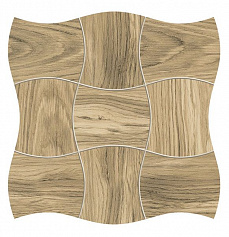 Tubadzin Royal Place wood мозаика коричневый для ванной