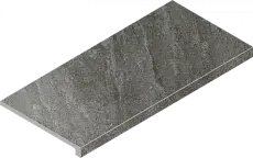 Ступени Италон Магма Графит Грип фронтальная 620070002964 серый 33x60