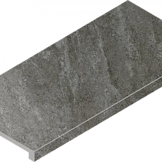Ступени Италон Магма/ magma Графит Грип Фронтальная 620070002964 Серый 33x60
