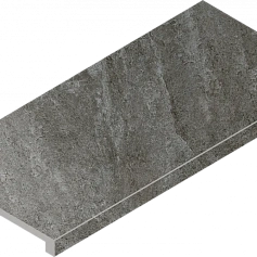 Ступени Италон Магма Графит Грип фронтальная 620070002964 серый 33x60