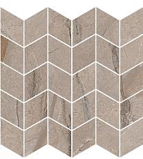 Керамическая плитка Декор kerama marazzi kmd2msm014br Ифран мозаичный бежевый светлый глянцевый обрезной 30x31.2