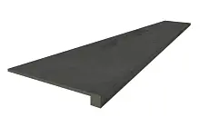 Ступени coliseumgres Ардезия Блэк фронтальная 620070002377 черный 33x120