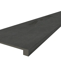 Ступени coliseumgres Ардезия/ ardesia Блэк Фронтальная 620070002377 Черный 33x120