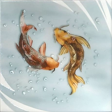 Керамическая плитка Декор kerama marazzi vt\a471\5009 Чудо-озеро 4 20x20