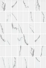 Керама Марацци Декор Kerama Marazzi MM8380 Мираколи мозаичный белый глянцевый белый 