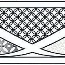 Керамическая плитка Бордюр Руаяль hgd\b314\13000r 7,2x30