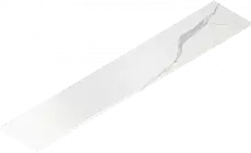 Ступени Италон Стелларис Статуарио Уайт угловая левая 620070002630 белый 33x160