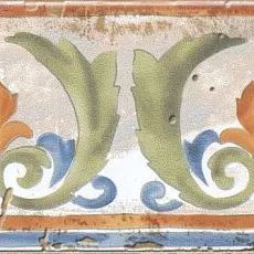 Керамическая плитка Бордюр Виченца Майолика hgd\a153\17000 7,2x15