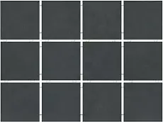 Керамическая плитка kerama marazzi 1291h Амальфи черный матовый (из 12 частей 9.8x9.8x0.7) 29.8x39.8