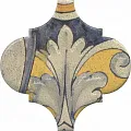 Керамическая плитка Декор Арабески котто орнамент op\a163\65000 6,5x6,5