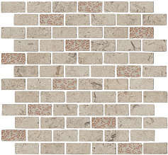 Керама Марацци Декор Kerama Marazzi MBD014 Про Лаймстоун Антика 2 мозаичный бежевый матовый бежевый 