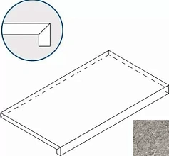 Италон Ступень Италон Discover X2 Grey Scalino Frontale 33x60 серый 