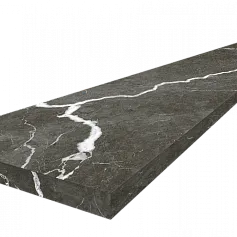 Ступени coliseumgres Микеланджело/ michelangelo Дарк Угловая Левая 620070002496 Черный 33x120