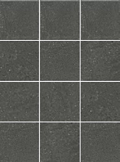 Керама Марацци Матрикс антрацит, полотно 29,8х39,8 из 12 частей 9,8х9,8 чёрный 