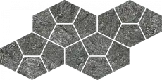 Мозаика Италон Магма Графит Призм 620110000248 серый 20.5x41.3