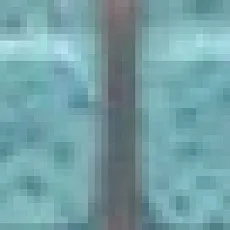 Керамическая плитка Карандаш Бисер бирюзовый светлый 1,4x20