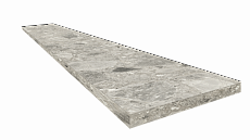 Ступени coliseumgres Брера Грэй угловая левая 620070002485 серый 33x120