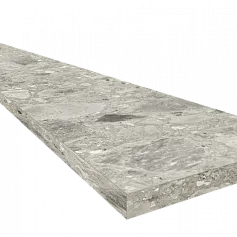 Ступени coliseumgres Брера Грэй угловая левая 620070002485 серый 33x120