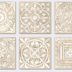 Керамогранит Вставка Сонет беж 5x5